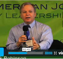 Mark C. Robinson speaking at the Race for American Jobs